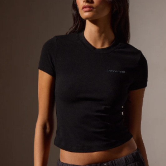 STRETCH RIB TEE